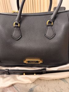 Kate Spade New York Black Leather Satchel Handbag