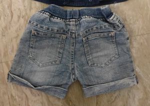 Boys 2 Shirts &amp; Denim Shorts