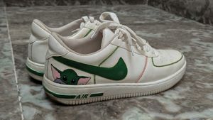 Custom Nike sneakers - Grogu Edition