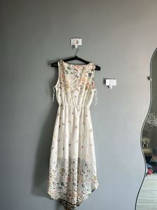 Floral Print Hi-Lo Dress