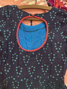 Charming Blue Printed Kurta