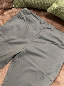 Formal Grey Straight Leg Pants