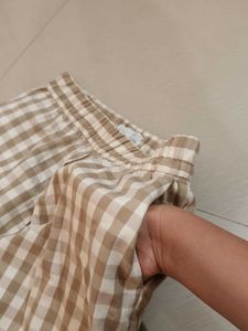 Cute Gingham Checkered Pants