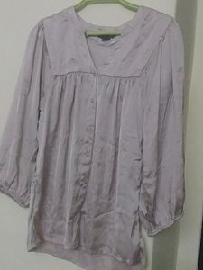 Satin Nude Colour Top