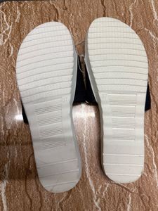 Stylish Navy Blue Flat Sandals