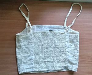 white broderie top