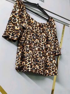 Casual Printed Sleeves Top