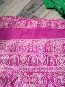 Vibrant Pink Ethnic Saree