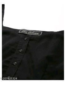 Chic Black Sheer Top