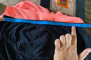 New Fruit of the Loom Imported Black Cotton Brief