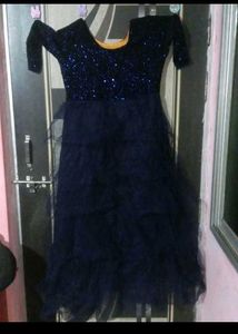 Stunning Blue Sequined gown