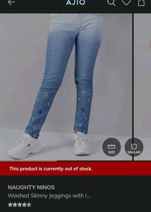 Cute Floral Print Denim Leggings for Girls