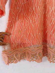 Elegant Peach Shararaa totally 90's aesthetic ❤️‍�