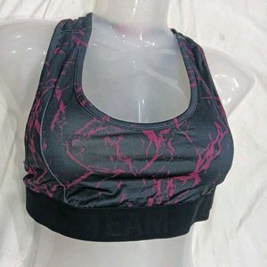 🪔 Stylish Marble Print Sports Bra