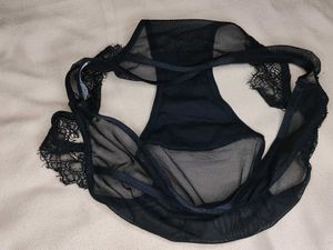 Sheer Lace Trim Panty