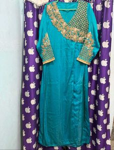 2 in1 gown cum full suit set