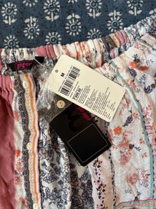 Floral Print Off-Shoulder Top