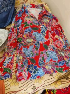 Floral Print Long Sleeve Top