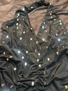 Sparkly Black halter top