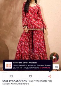 Floral Print Kurta Set