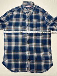 TOMMY HILFIGER Men's Plaid Long Sleeve Shirt