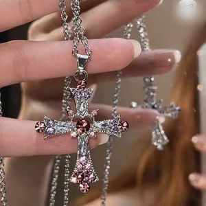 Sparkling Cross Pendant Necklace