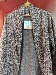 Women's Stylish Printed Open Front Jacket