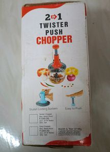 Manual Handy Chopper 3 Stainless Steel Blade Veget