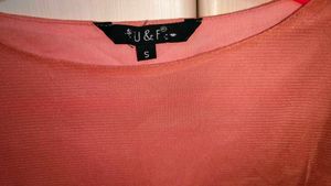 Peach Net Maxi Dress