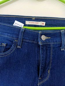 LEVI'S Classic Blue Denim SKINNY FIT Jeans