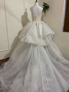 Elegant Tiered Wedding Gown