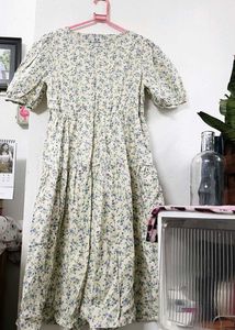 Floral Puff Sleeve Dress