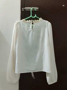 White Embroidered Blouse