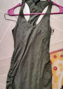 Ruched Tank Dress