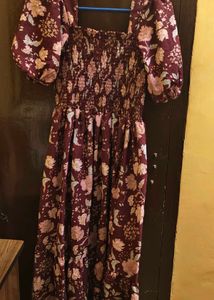 Chic Floral Print Midi Dress