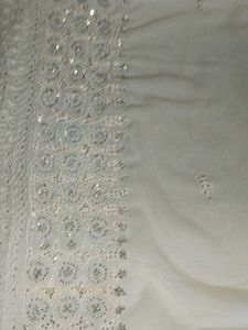 Elegant Embroidered Saree