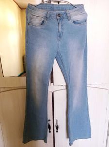 Light Wash Flare Jeans