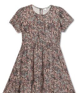 Brand New Animal Print Girls Dress 6-9 Yrs