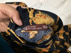 Vintage Print Long Sleeve Top