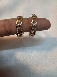 Chunky Gold Hoop Earrings