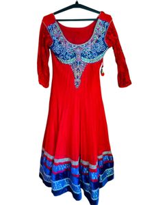 Anarkali Suit Without Legging