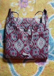 Maroon Printed Kurta
