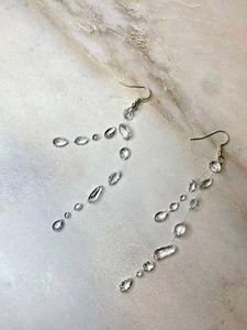 Raindrop Necklace With Earrings Combo