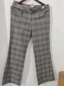 Chic Plaid Wide-Leg Pants