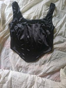 Satin Corset Tank Top