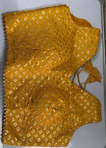 Yellow Embroidered Blouse