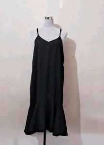 Elegant Black Slip Dress