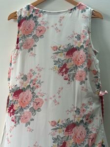Floral Print Sleeveless Dress