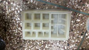 Silicone makeup organiser mould (for resin)