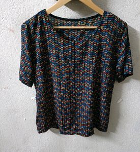 Women's Multicolour Fashionable Top